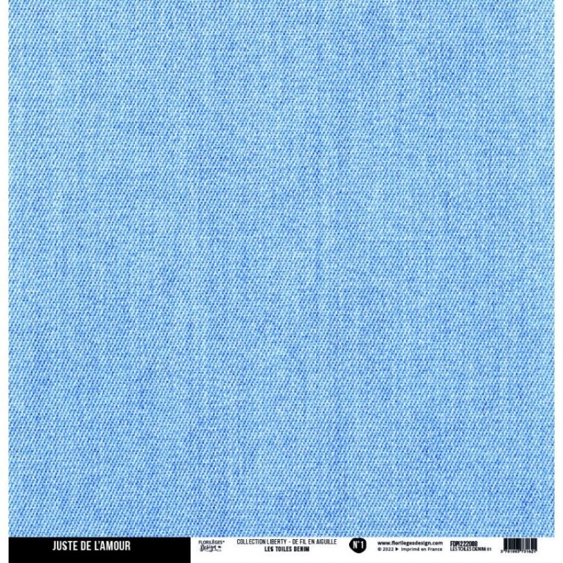 Floriléges Paper Pad - Effetto Jeans - 3