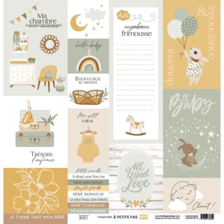 Florilegés Carte da Scrap-A Petit Pas Boy - 11