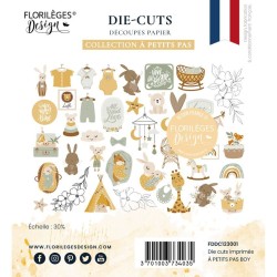 Floriléges Die Cuts - A Petit Pas Boy - 1
