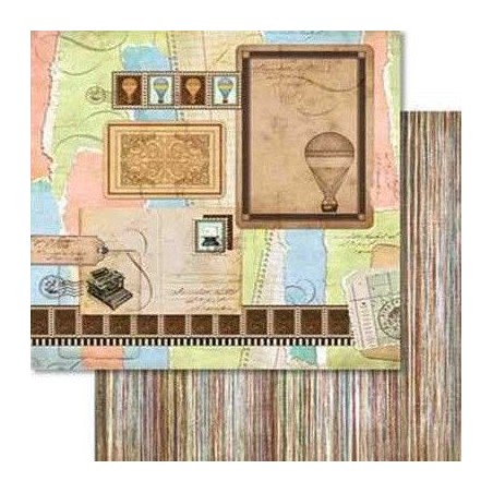 Ursus Carta da Scrap Glitterata Hot Air Ballon mot277 - 1