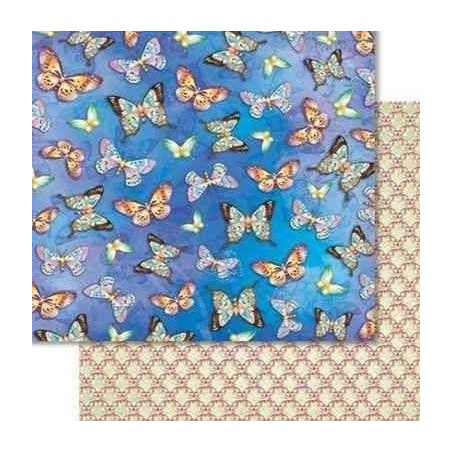Ursus Carta da Scrap Glitterata Butterflies mot74 - 1