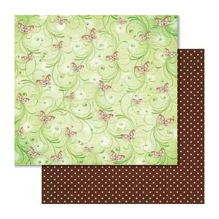 Ursus Carta da Scrap Glitterata Butterflies mot77 - 1