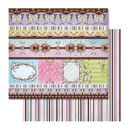 Ursus Carta da Scrap Glitterata Butterflies mot78 - 1