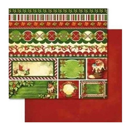 Ursus Carta da Scrap Glitterata Christmas mot218 - 1