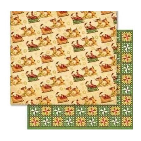 Ursus Carta da Scrap Glitterata Santa Claus mot145 - 1