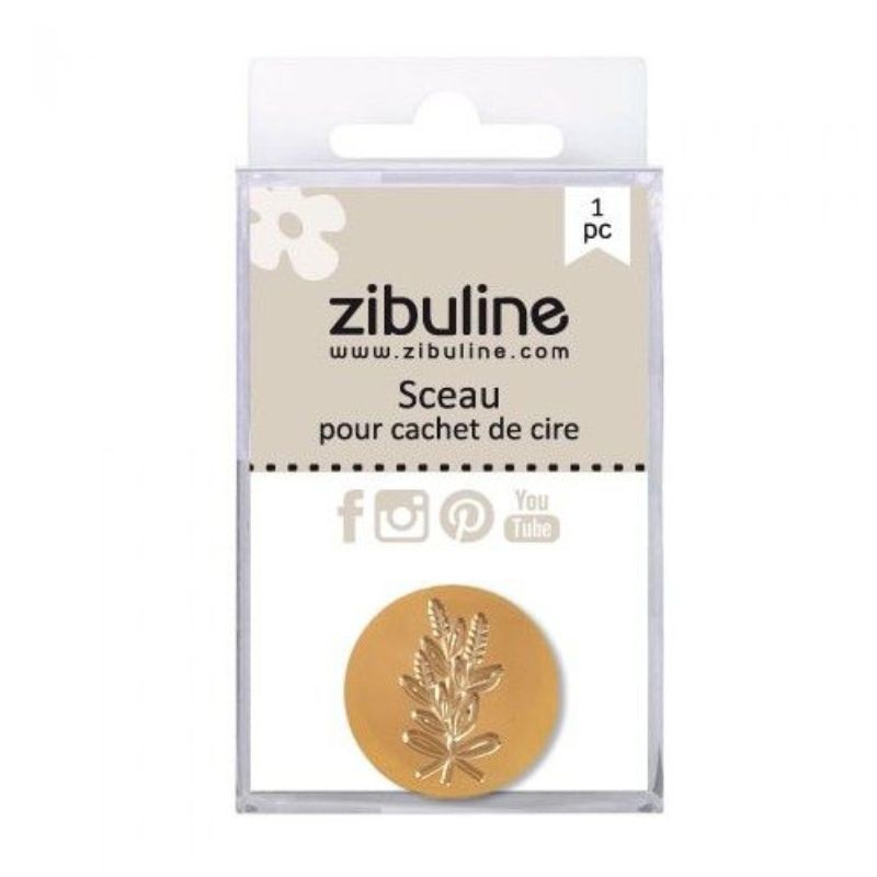 Zibuline - Sigillo in Ottone Bouquet Lavande - 2