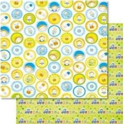 Ursus Carta da Scrap Glitterata Baby Boy mot109 - 1
