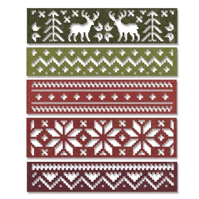 Fustella Tricot Natale - Thinlits - Holiday knit - 1