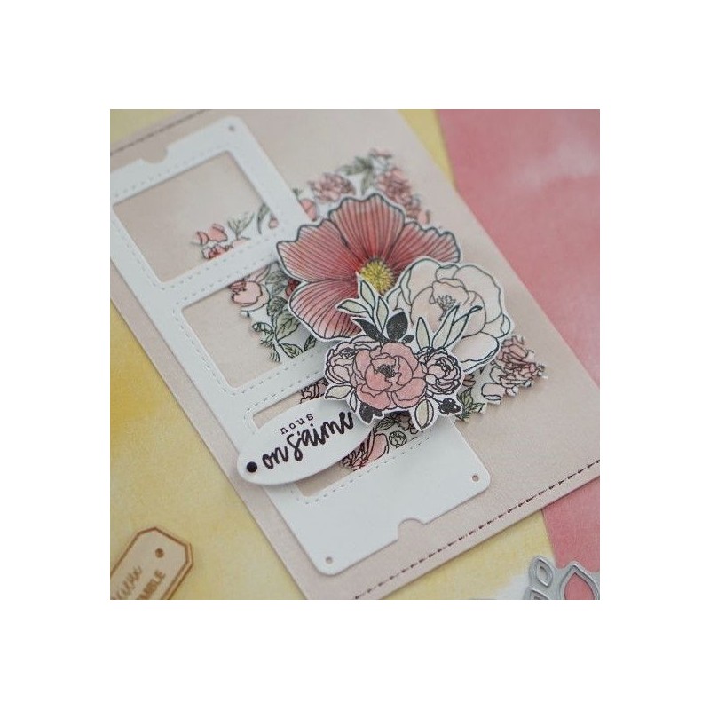 Floriléges Clear Stamps - Textures Liberty - 2