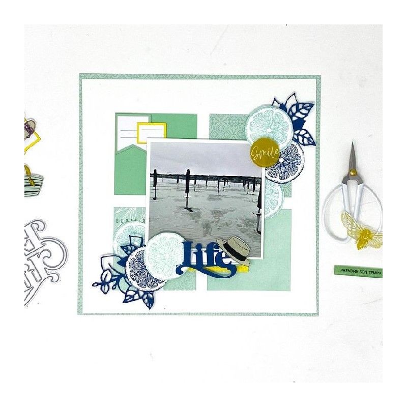 Timbro Florileges - Tranche de Citron - 2