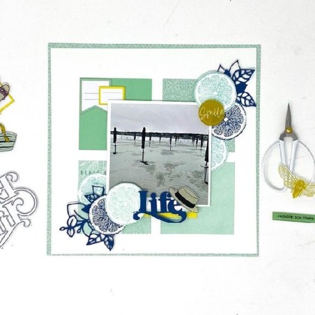 Timbro Florileges - Tranche de Citron - 2