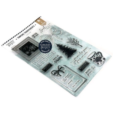 Timbro Florileges – Hiver Blanc - 1