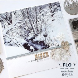 Timbro Florileges – Hiver Blanc - 1 2