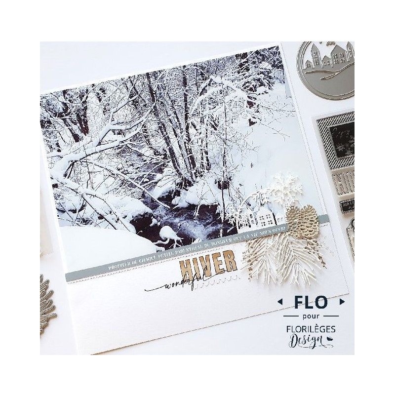 Timbro Florileges – Hiver Blanc - 2