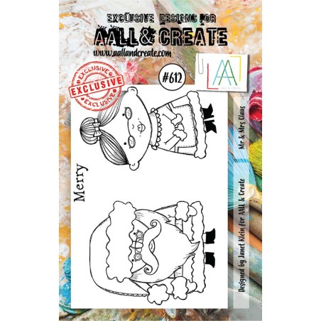 Aall & Create Stamp - Mr & Mrs Claus - 1