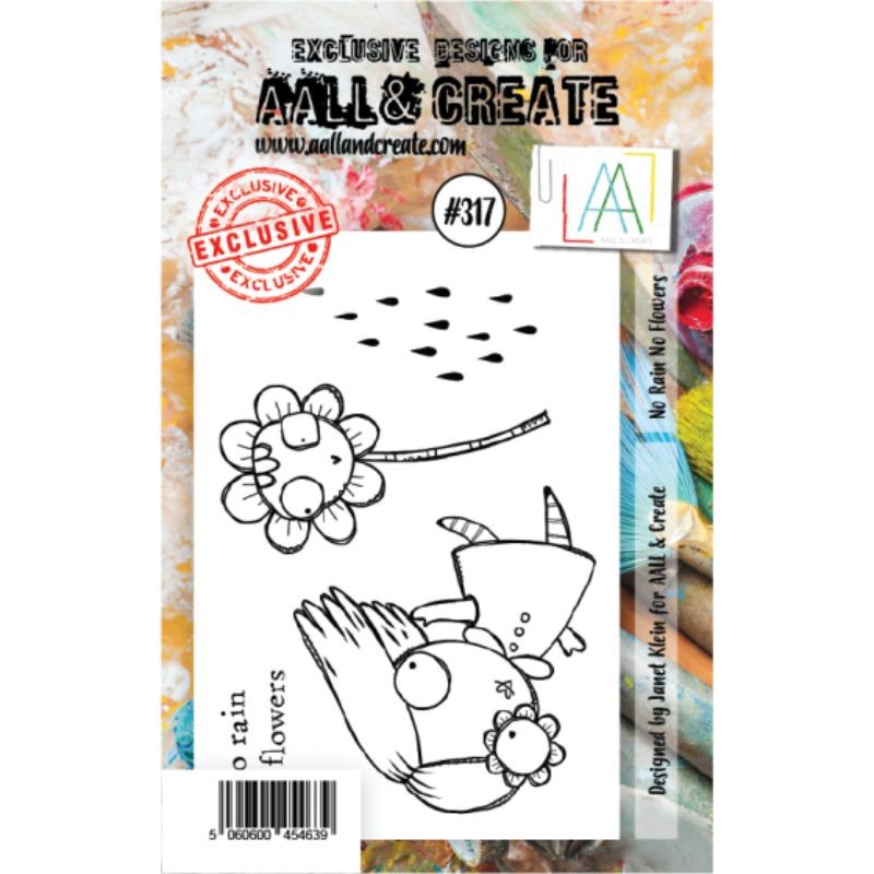 Aall & Create Stamp - No Rain No Flowers - 1