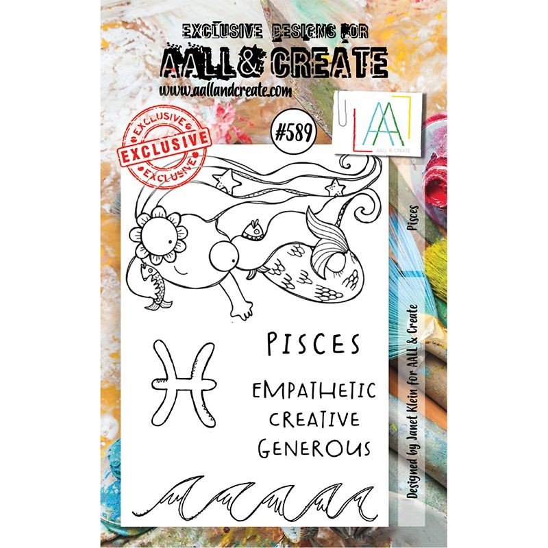 Aall & Create Stamp - Pisces - 1