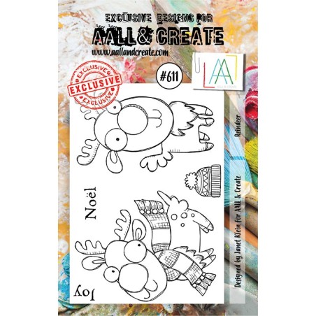 Aall & Create Stamp - Reindeer - 1