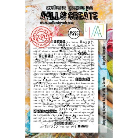 Aall & Create stamp - Scripted thoughts Little - 1