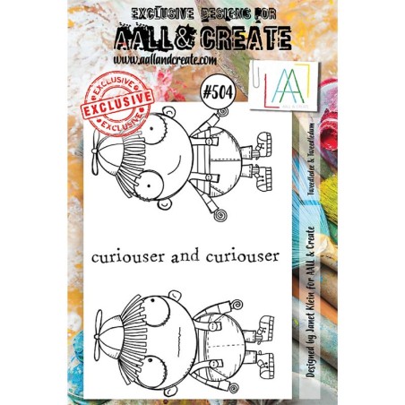 Aall & Create Stamp - Tweedledee & Tweedledum - 1