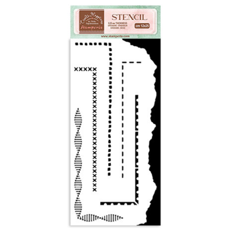 Stamperia Stencil - Create Happiness 2 - 1