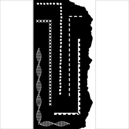 Stamperia Stencil - Create Happiness 2 - 2