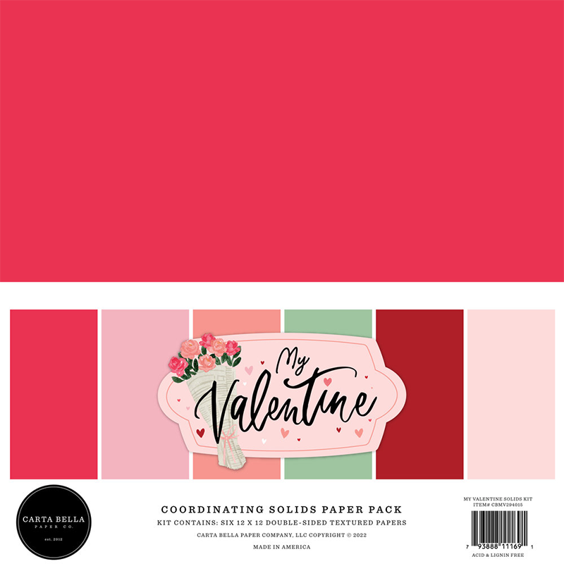 Carta Bella Paper Pad - My Valentine Coordinating - 1