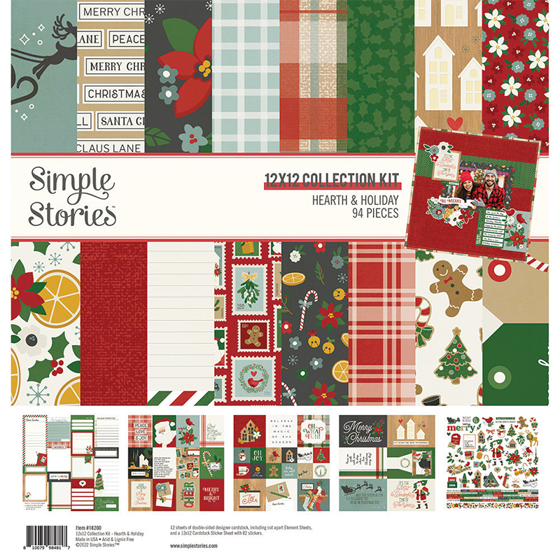 Simple Stories Paper Pad - Heart & Holiday - 1