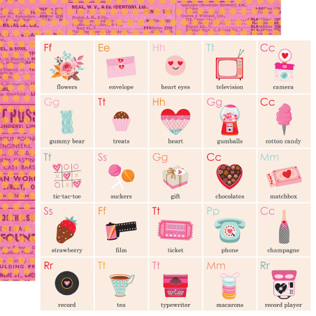 Simple Stories Paper Pad - Heart Eyes - 8