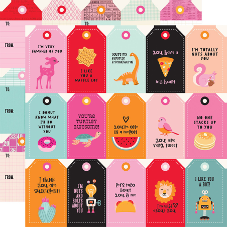 Simple Stories Paper Pad - Heart Eyes - 10
