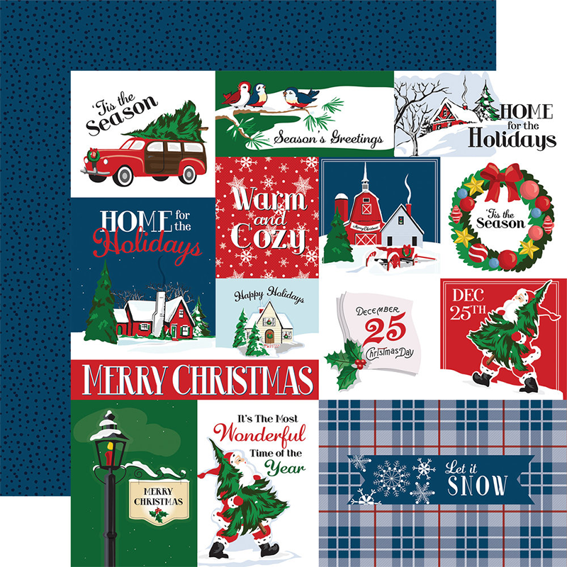 Carta Bella Paper Pad - White Christmas - 3