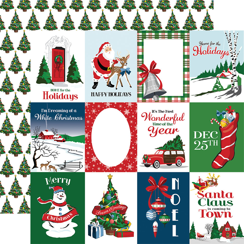 Carta Bella Paper Pad - White Christmas - 8