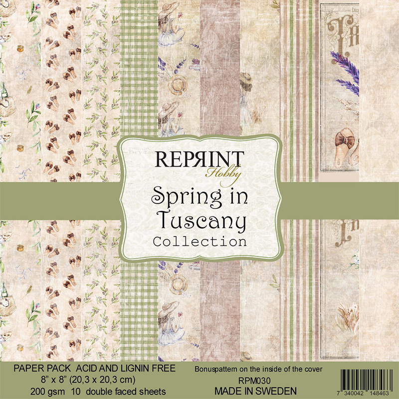 Reprint Paper Pad - Spring in Tuscany - 1