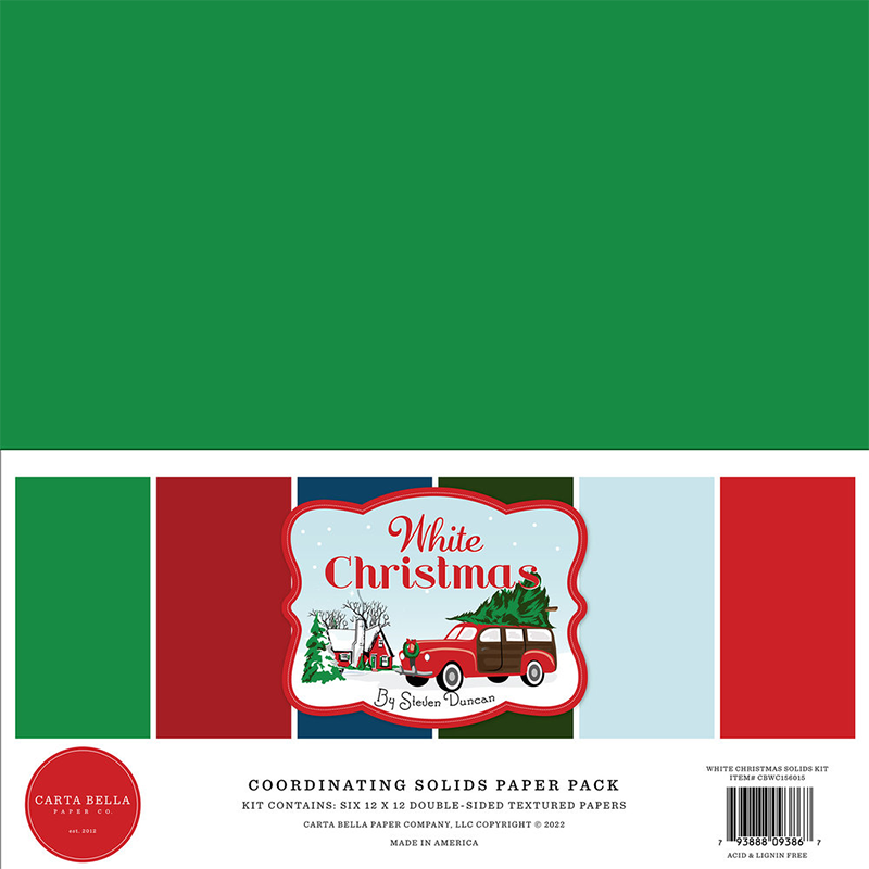 Carta Bella Paper Pad - White Christmas Coordinating - 1