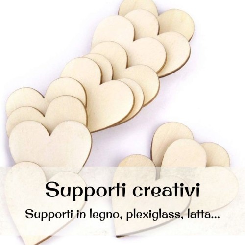 Supporti creativi in vari materiali online