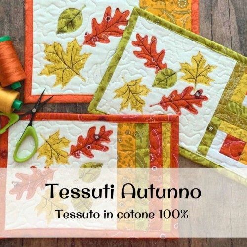 Tessuti tema autunno per decorazioni in vendita online